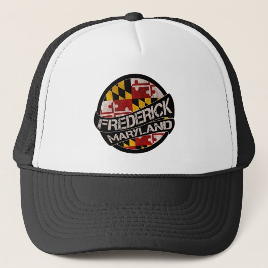 Casquette Drapeau Frederick Maryland grunker chapeau (Devant)