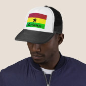 Casquette Drapeau Ghana (Afrique de l'Ouest) (En situation)