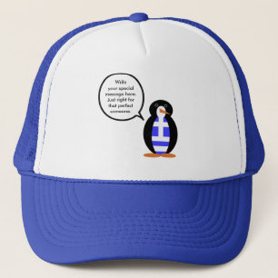 Casquette Drapeau grec Ms Penguin parlante