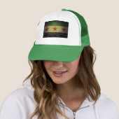 Casquette Drapeau Grungy Syrie (En situation)