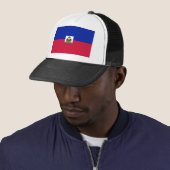 Casquette Drapeau Haïti (En situation)