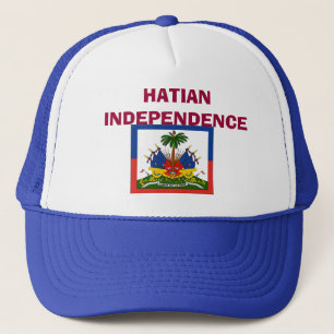Casquette drapeau-Haïti-détail-atterrisseur, l'INDÉPENDAN