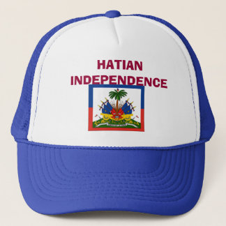 Casquette drapeau-Haïti-détail-atterrisseur, l'INDÉPENDANCE