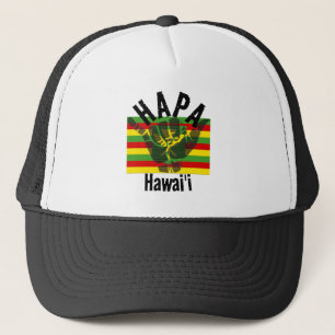 Casquette Drapeau HAPA HAWAII Kānaka Maoli TRIBAL SHAKA BG