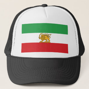 Casquette Drapeau Historique Original du Lion et Soleil Iran