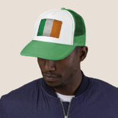 Casquette drapeau irlandais (En situation)