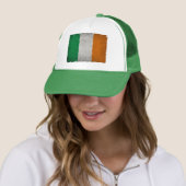 Casquette drapeau irlandais (En situation)