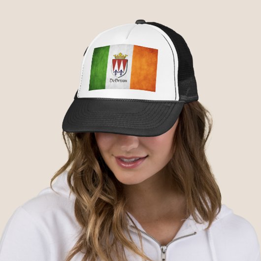 Casquette Drapeau irlandais DeBryan (En situation)