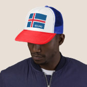 Casquette Drapeau Islande (En situation)