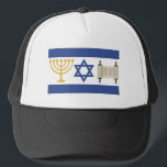 Casquette Drapeau Israël<br><div class="desc">Modèle casquette</div>