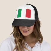 Casquette Drapeau italien (En situation)