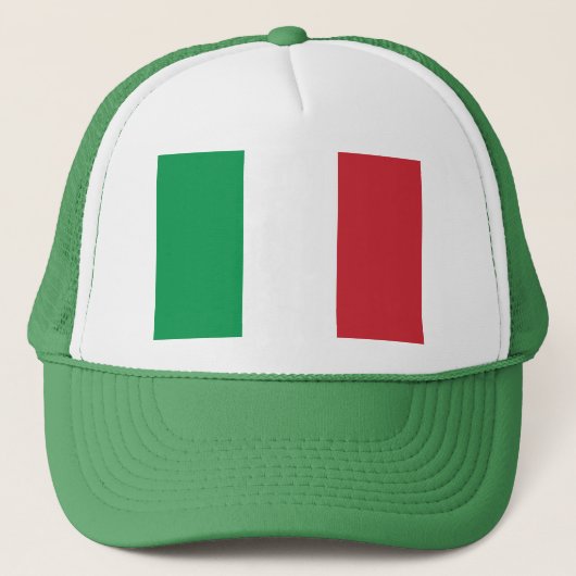 Casquette Drapeau italien - drapeau de l'Italie - l'Italie (Devant)