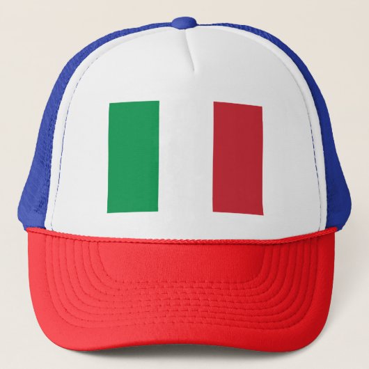 Casquette Drapeau italien - drapeau de l'Italie - l'Italie (Devant)