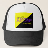 Casquette Drapeau jaune et noir d'ANCAP (Devant)