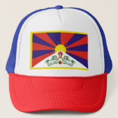 Casquette Drapeau libre du Thibet (Devant)
