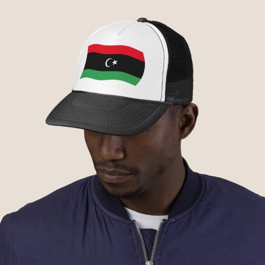 Casquette Drapeau libyen (En situation)