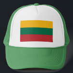 Casquette Drapeau Lituanie<br><div class="desc">Drapeau patriotique de Lituanie.</div>