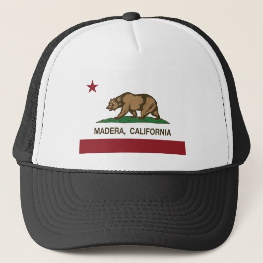 Casquette drapeau madera de la Californie (Devant)