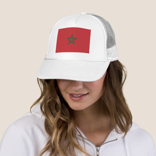 Casquette Drapeau Maroc (En situation)