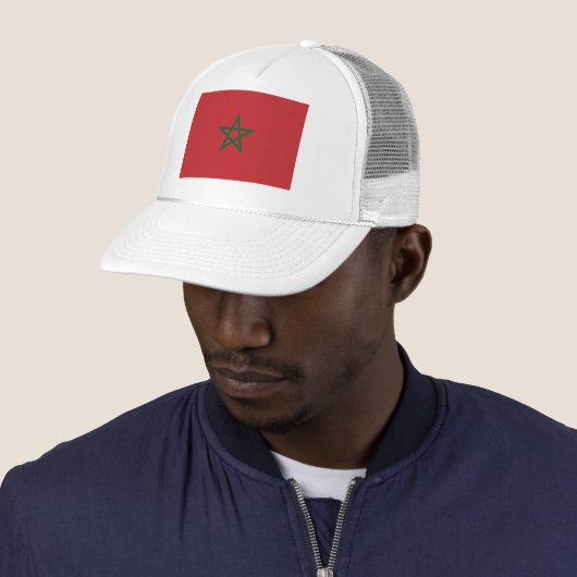 Casquette Drapeau Maroc (En situation)