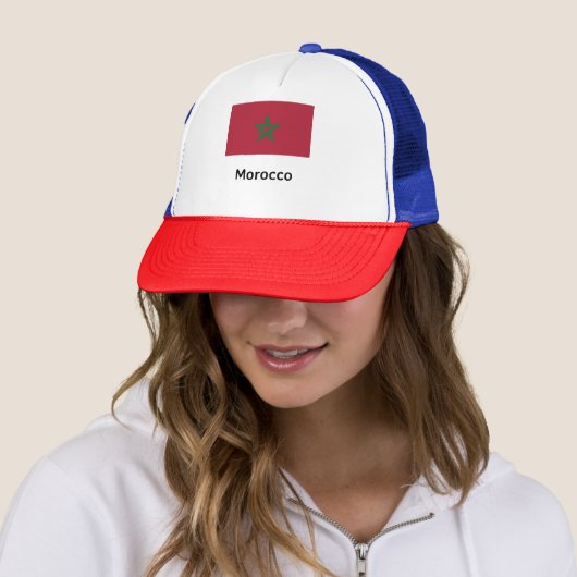 Casquette Drapeau Maroc (En situation)