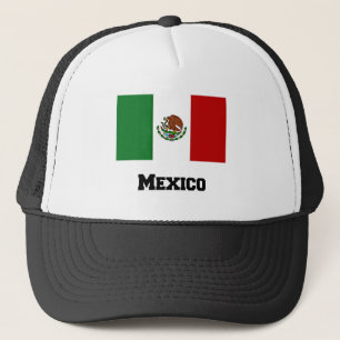 Casquette Drapeau mexicain et texte