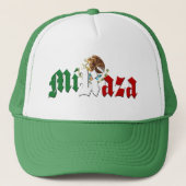 Casquette Drapeau mexicain MI RAZA (Devant)