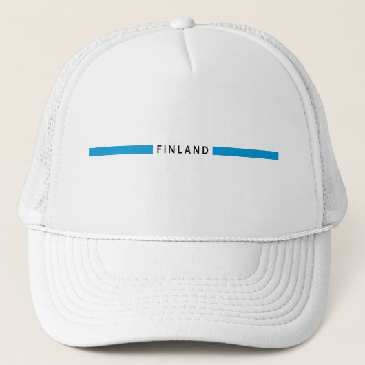 Casquette drapeau minimaliste finlandais (Devant)