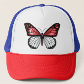 Casquette Drapeau monarque papillon de Singapour Tri-Blend (Devant)