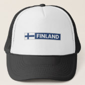 Casquette Drapeau national de Finlande (Devant)