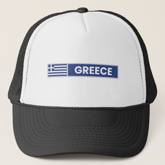 Casquette Drapeau national de Grèce (Devant)