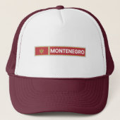 Casquette Drapeau national du Monténégro (Devant)