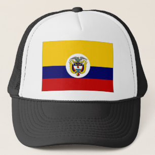 Casquette Drapeau naval de drapeau de la Colombie