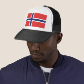 Casquette Drapeau norvégien (En situation)