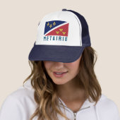 Casquette Drapeau (officieux) de Metairie, Louisiane (En situation)