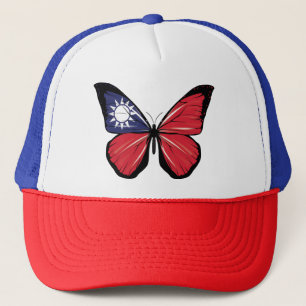 Casquette Drapeau papillon de Taïwan