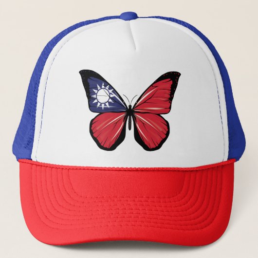 Casquette Drapeau papillon de Taïwan (Devant)