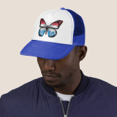 Casquette Drapeau papillon du Luxembourg (En situation)