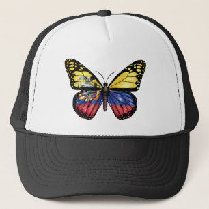 Casquette Drapeau Papillon Monarque Équateur