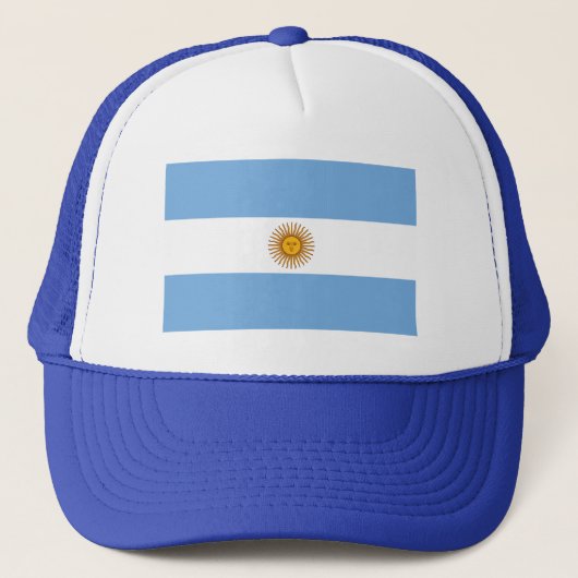 Casquette Drapeau patriotique argentin (Devant)