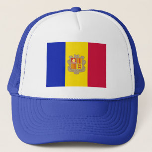 Casquette Drapeau patriotique d'Andorre