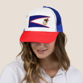 Casquette Drapeau patriotique des Samoa américaines (En situation)