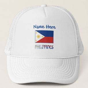 Casquette Drapeau personnalisé de l'héritage des Philippines