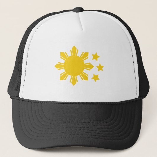 Casquette Drapeau philippin - fier d'être Pinoy ! (Devant)