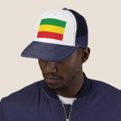 Casquette Drapeau rastafarien Rasta Ethiopie (En situation)