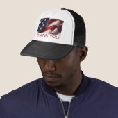 Casquette Drapeau-Remerciez-vous (En situation)