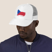 Casquette Drapeau République tchèque (En situation)