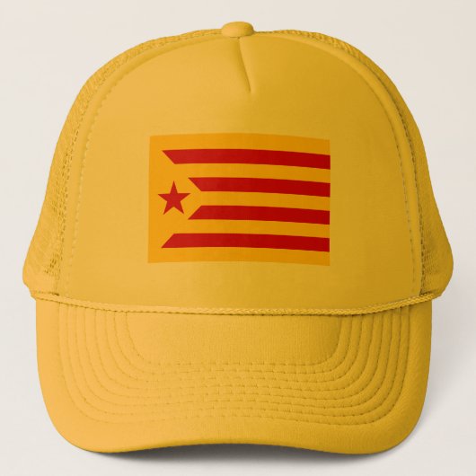 Casquette Drapeau rouge étoilé de Catalogne (Devant)
