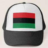 Casquette Drapeau rouge, noir et vert (Devant)