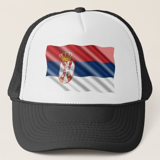 Casquette Drapeau serbe (Devant)